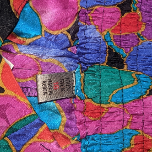 Vintage Silk Skirt - Picture 5 of 10